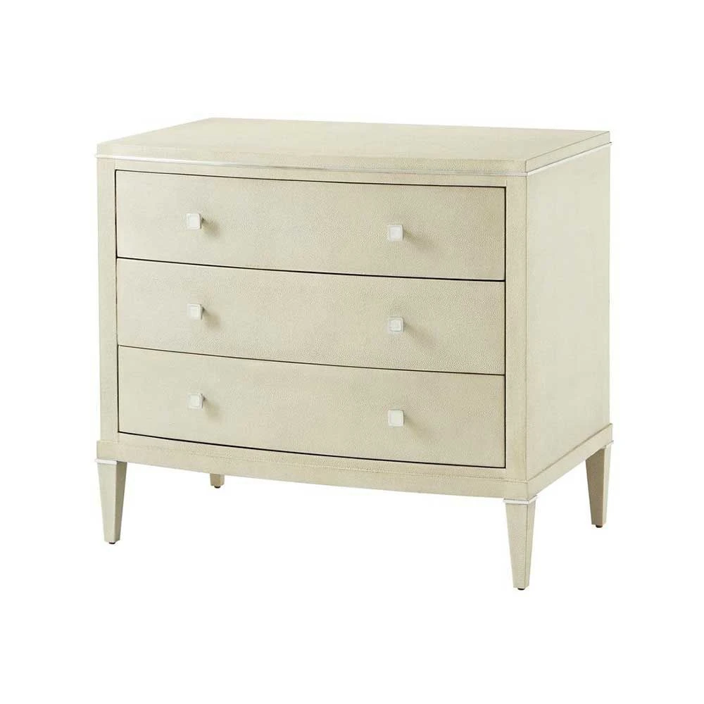 Theodore Alexander Adeline Bedside Table - Overcast