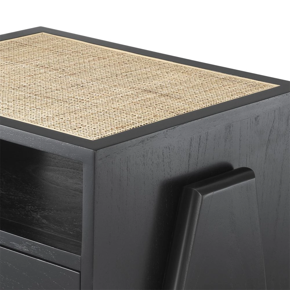 Eichholtz Latour Bedside Table - Black - Image 4