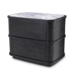 Eichholtz Cabana Bedside Table - Charcoal Grey