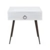 Blanc D'Ivoire Lola Bedside Table - White