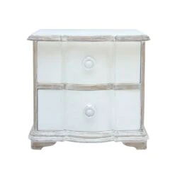 Philomene Bedside Table - White