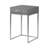 Shagreen Side Table With Drawer