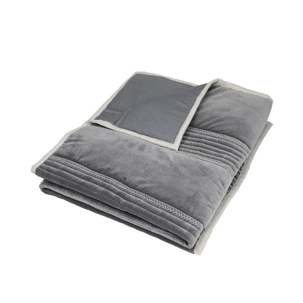 Blanc D'Ivoire Claire Quilt - Grey