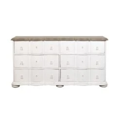 Blanc D'Ivoire Carlotta Chest Of Drawers - White