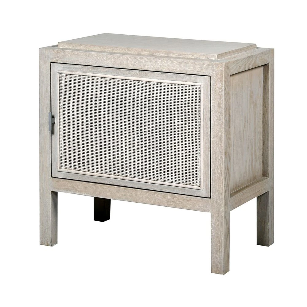 Elin Rattan Bedside Table - Left