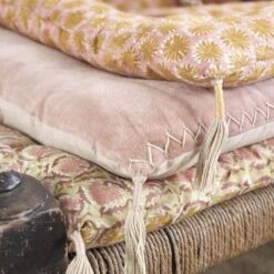 Blanc D'Ivoire Flora Cotton Quilt 200 X 150 Cm - Pink