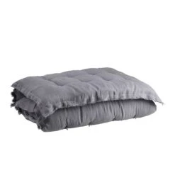 Blanc D'Ivoire Lea Quilt - Grey