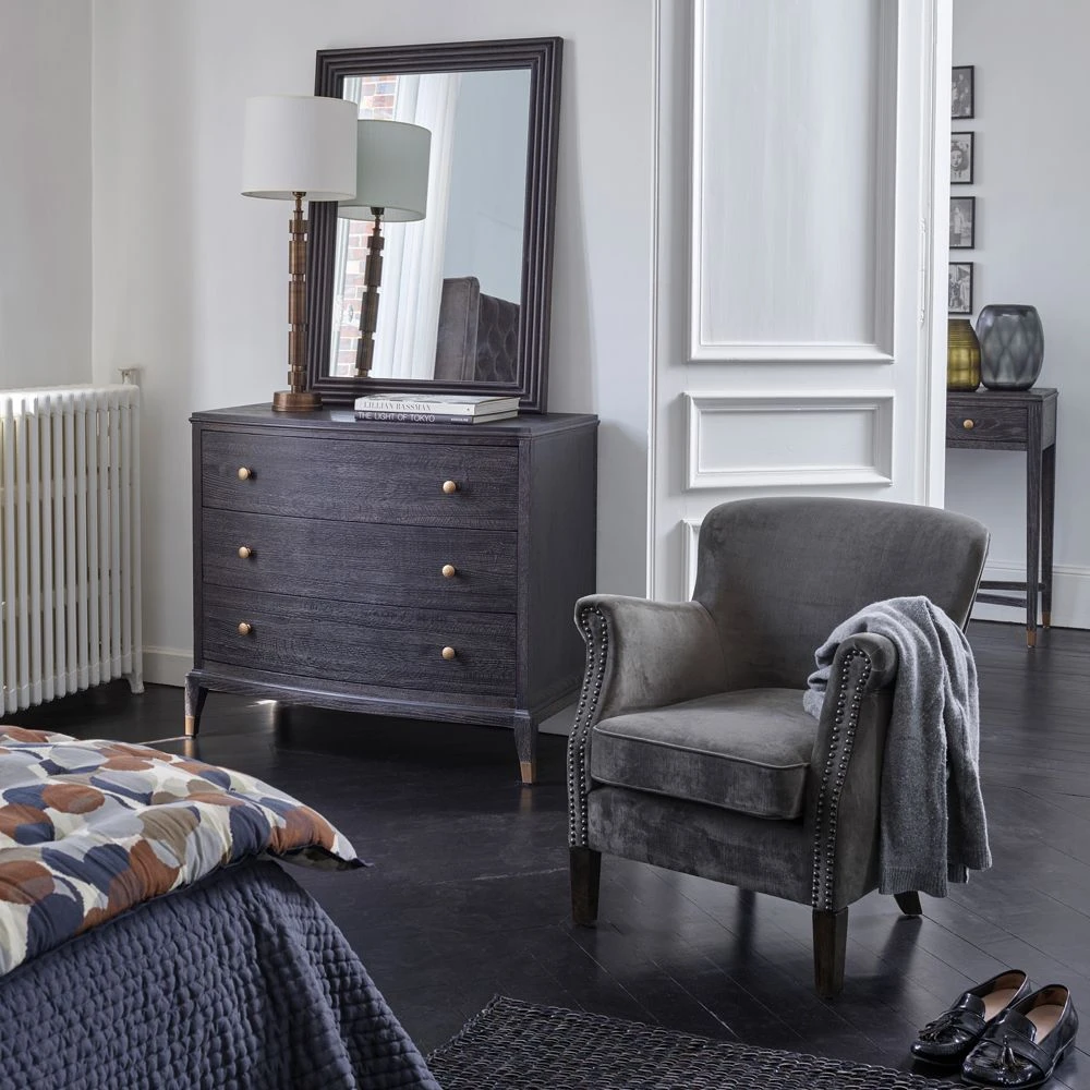 Blanc D'Ivoire Ines Chest Of Drawers - Expresso - Image 2