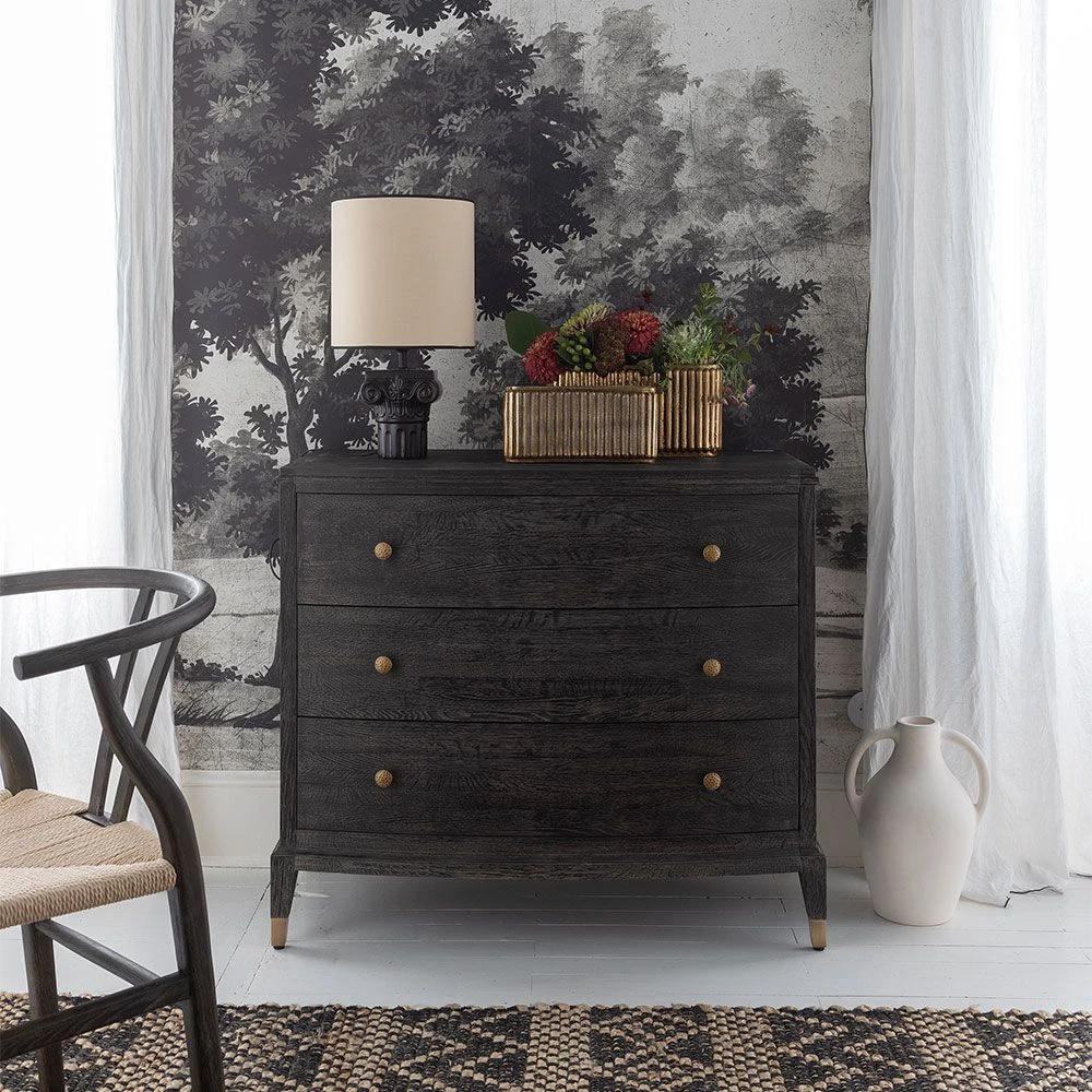 Blanc D'Ivoire Ines Chest Of Drawers - Expresso