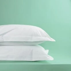 Tielle Satin Stripe 300tc Oxford Pillowcases - Pair