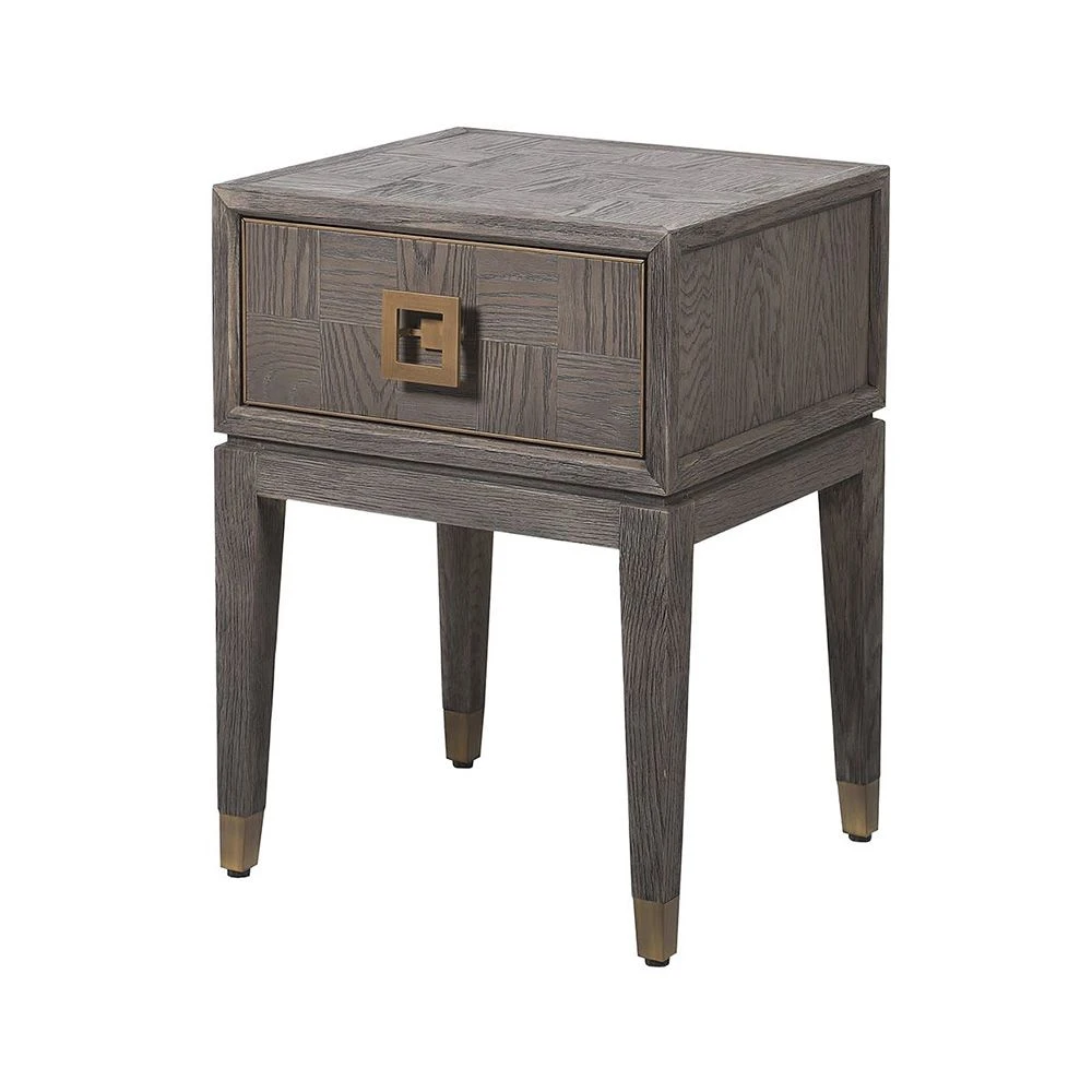 Pascal Bedside Table - Brown