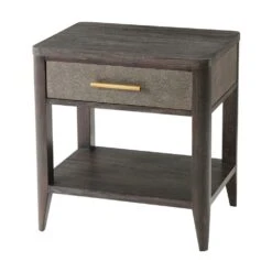 Theodore Alexander York Bedside Table - Small - Rowan