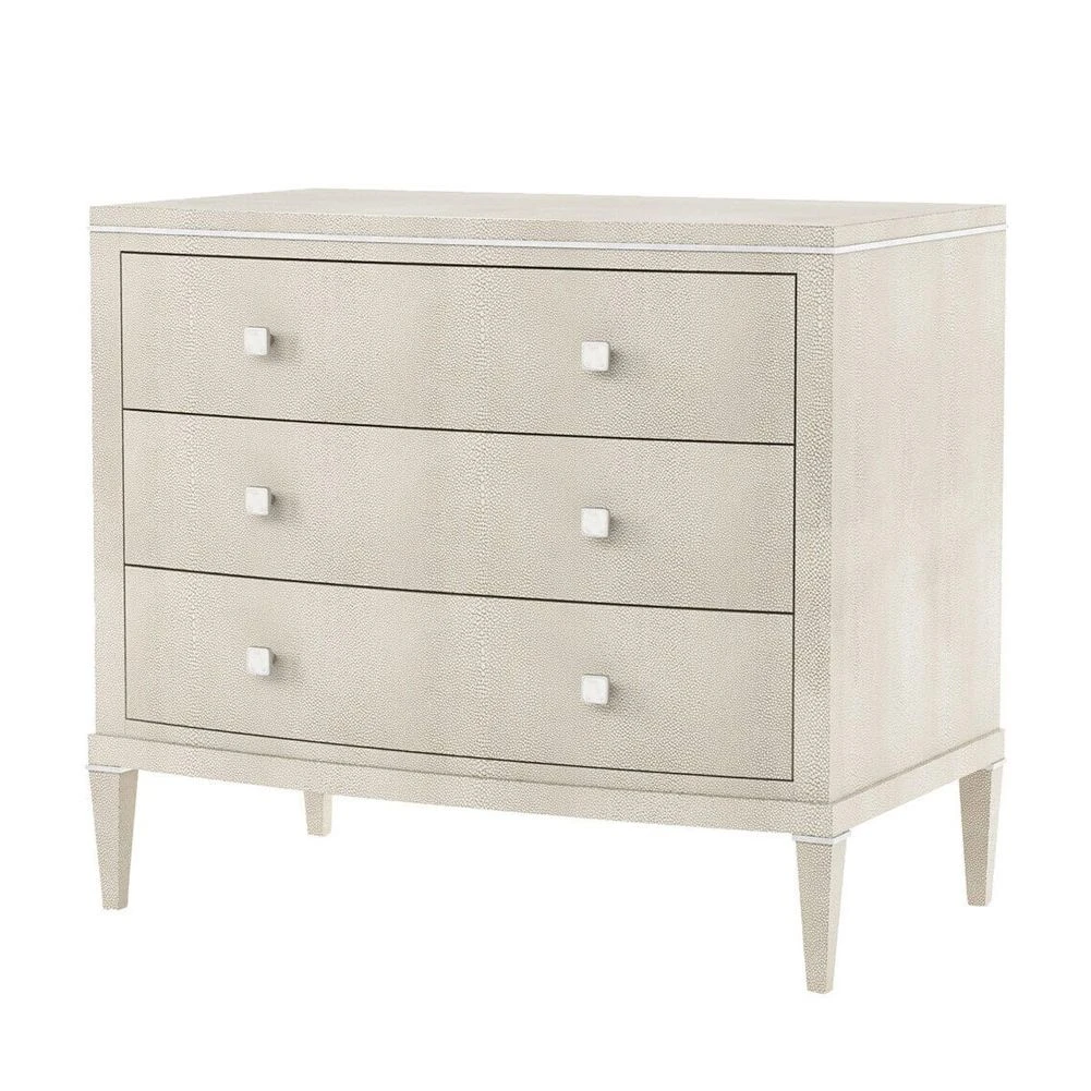 Theodore Alexander Adeline Bedside Table - Overcast - Image 2