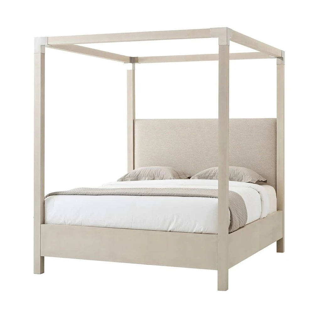 Theodore Alexander Claudia Kingsize Four Poster Bed - Kendal Linen