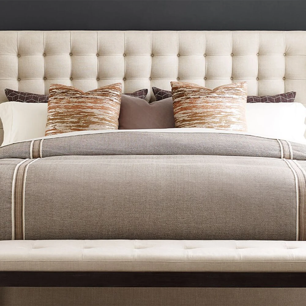 Theodore Alexander Hampton Superking Bed - Kendal Linen - Image 7